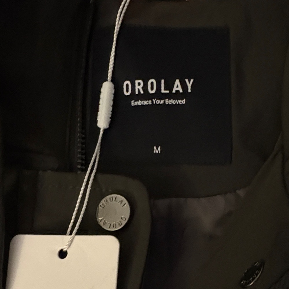 Orolay Light Long Hooded Jacket ~ NWT ~ Size Medium - Picture 3 of 5